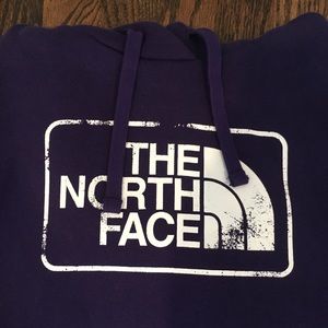 North face hooded sweater